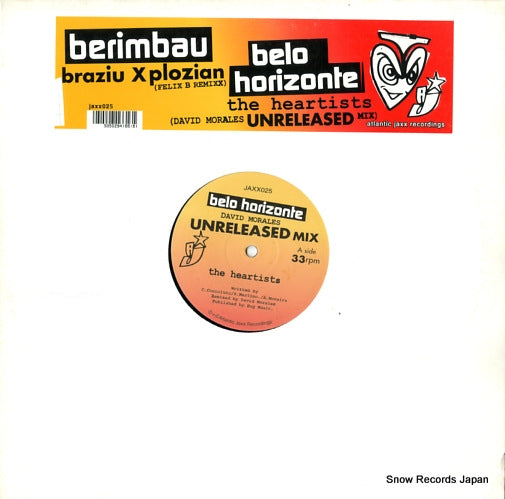 BRAZIU XPLOZIAN / THE HEARTISTS  berimbau / belo horizonte JAXX025