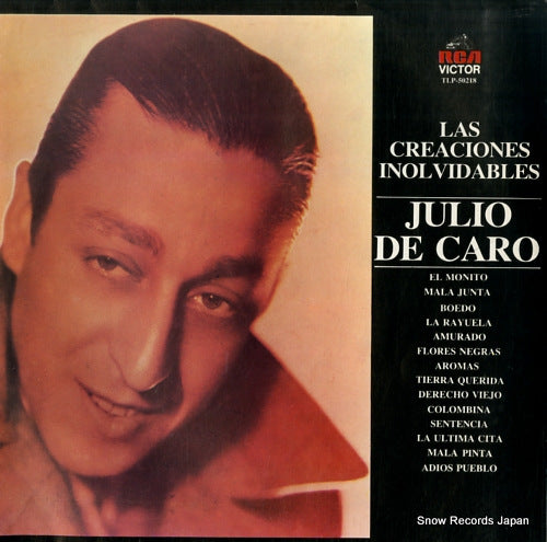 DE CARO, JULIO las creaciones inolvidables TLP-50218
