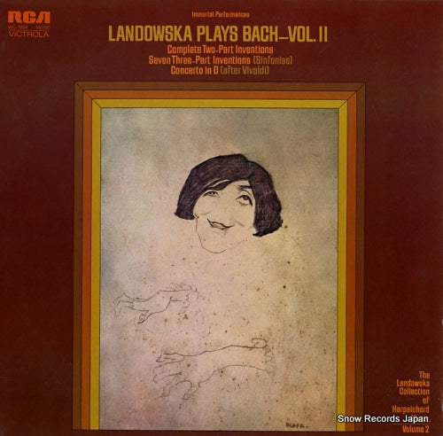 LANDOWSKA, WANDA landowska plays bach vol.2 VIC-1634