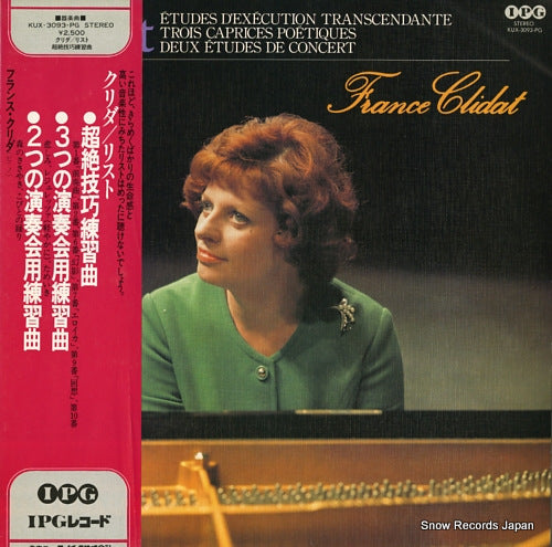 CLIDAT, FRANCE liszt; etudes d'execution transcendante etc. KUX-3093-PG