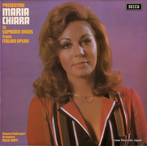 CHIARA, MARIA soprano arias from italian opera SXL6548