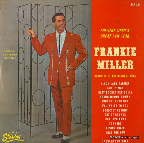MILLER, FRANKIE country music's great new star SLP134