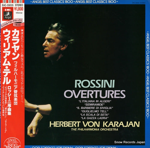 KARAJAN, HERBERT VON rossini; overtures EAC-55035