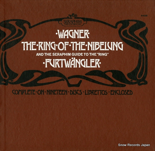 FURTWANGLER, WILHELM wagner; the ring of the nibelung and the seraphim guide to the "ring" IS-6100