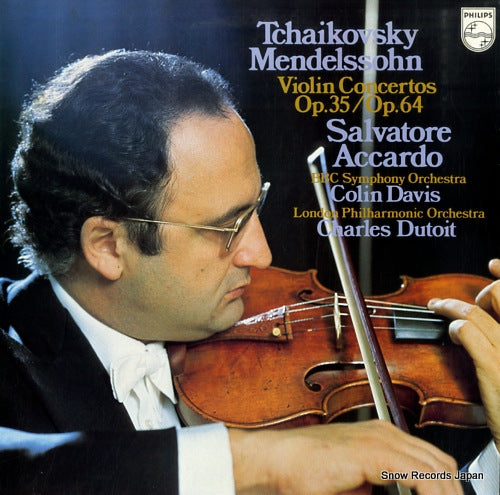 ACCARDO, SALVATORE tchaikovsky; violin concerto in d op.35 25PC-67