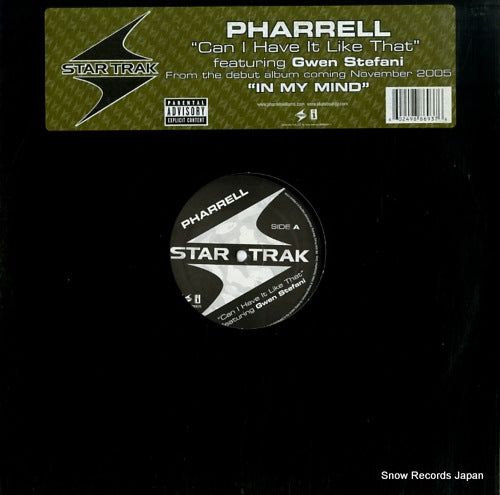 WILLIAMS, PHARRELL can i have it like that B0005660-11