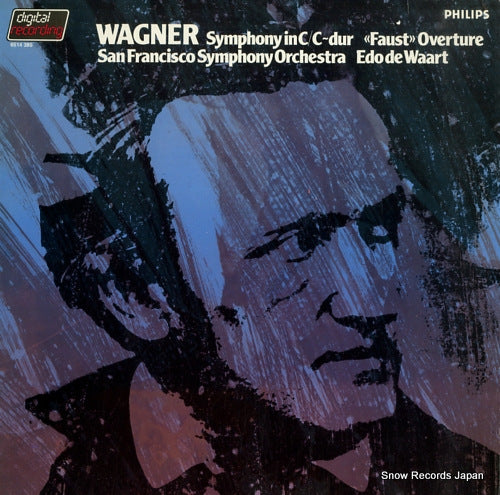 WAART, EDO DE wagner; symphony in c / "faust" overture 6514380