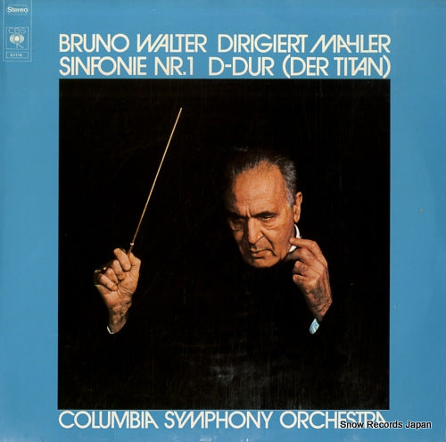 WALTER, BRUNO mahler; sinfonie nr.1 d-dur (der titan) CBS61116