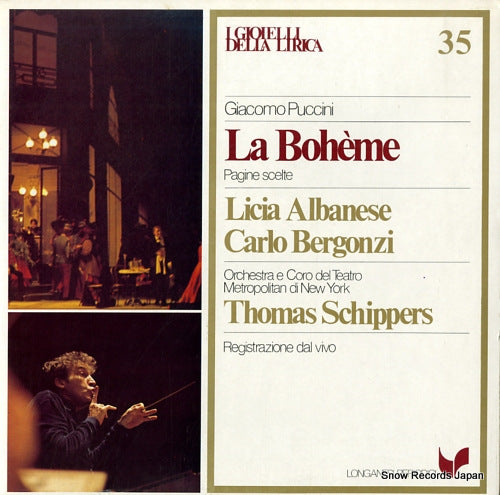 SCHIPPERS, THOMAS puccini; la boheme GML-35