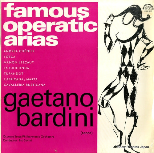 BARDINI, GAETANO famous operatic arias SUA10917