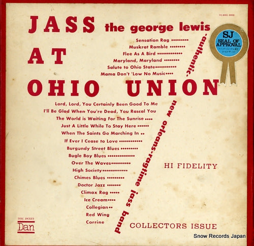 LEWIS, GEORGE jass at ohio union VC-8001