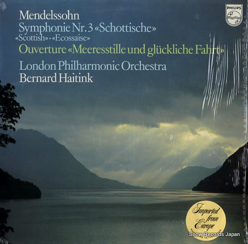 HAITINK, BERNARD mendelssohn; symphonie nr.3 "schottische" 9500535