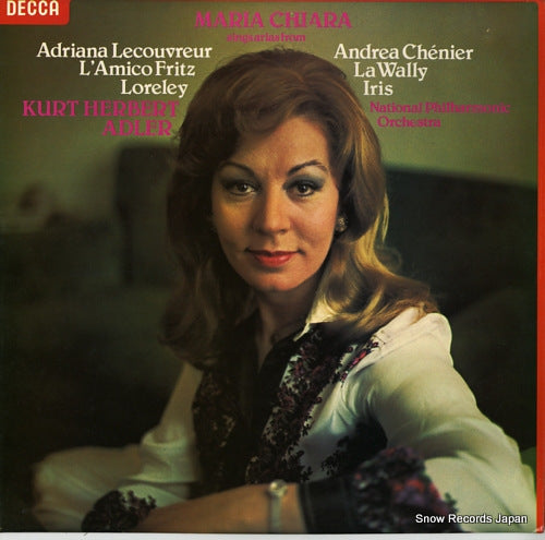 CHIARA, MARIA cilea; adriana lecouvreur SXL6864