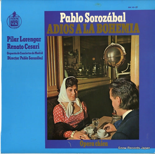 SOROZABAL, PABLO sorozabal; adios a la bohemia HH10-37