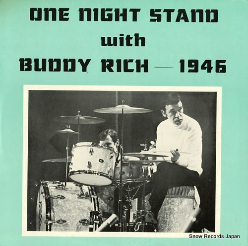 RICH, BUDDY one night stand with buddy rich 1946 LP-1007