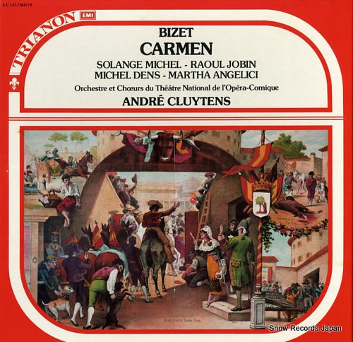 CLUYTENS, ANDRE bizet; carmen 2C127-73047/9