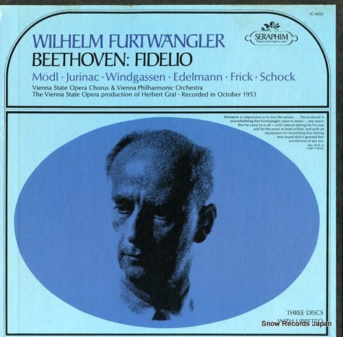 FURTWANGLER, WILHELM beethoven; fidelio IC-6022
