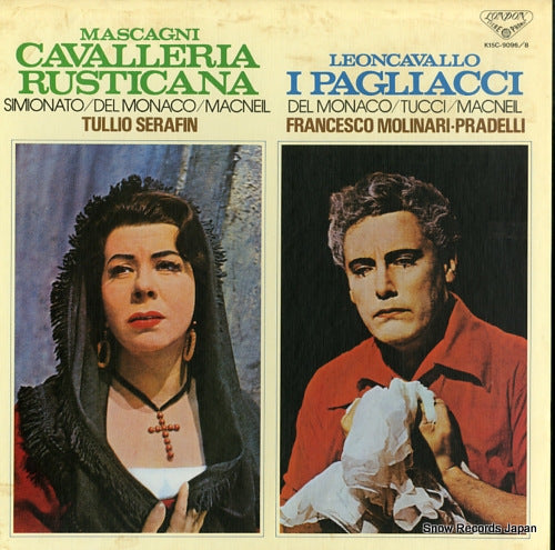 MONACO, MARIO DEL mascagni; cavalleria rusticana K15C-9096/8