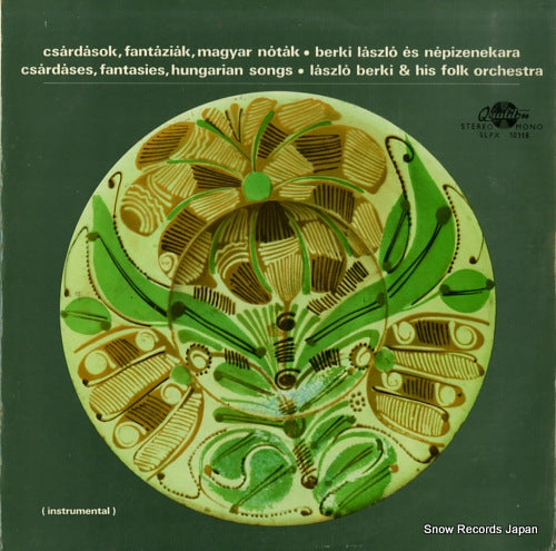 LASZLO, BERKI csardases, fantasies, hungarian songs SLPX10118