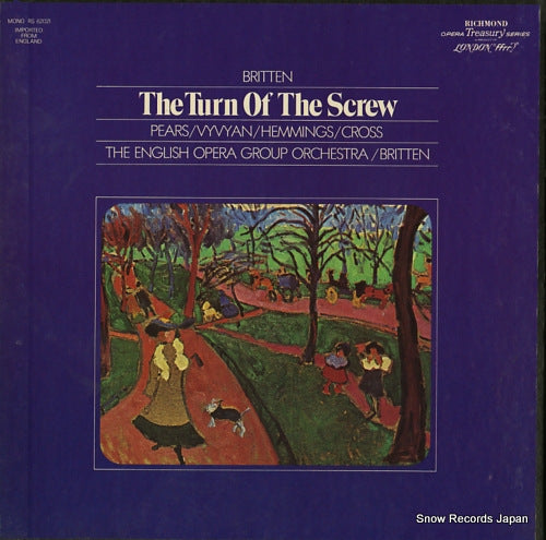 BRITTEN, BENJAMIN britten; the turn of the screw opera in two acts RS-62021