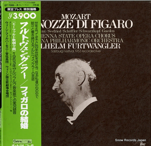 FURTWANGLER, WILHELM mozart; le nozze di figaro GT7086-8
