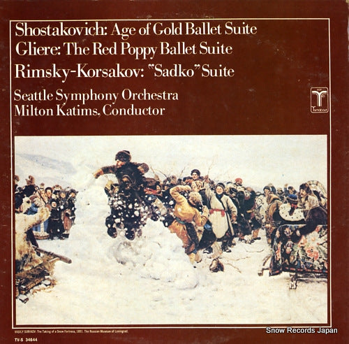 KATIMS, MILTON shostakovich; age of gold ballet suite TV-S34644
