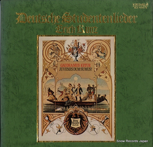 KUNZ, ERICH deutsche studentenlieder SLE1034/8