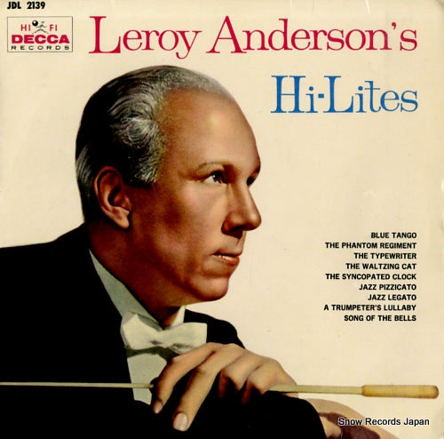 ANDERSON, LEROY leroy anderson's hi-lites JDL2139
