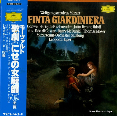 HAGER, LEOPOLD mozart; la finta giardiniera 00MG0045