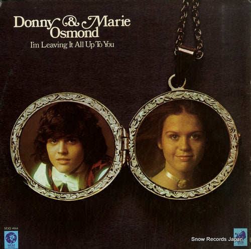 OSMOND, DONNY AND MARIE i'm leaving it all up to you M3G4968