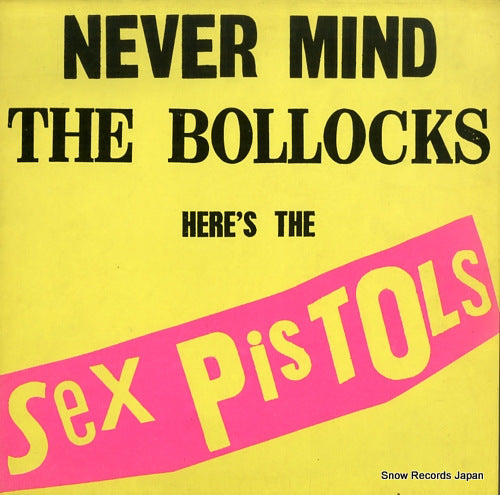 SEX PISTOLS never mind the bollocks here's the sex pistols OVED136