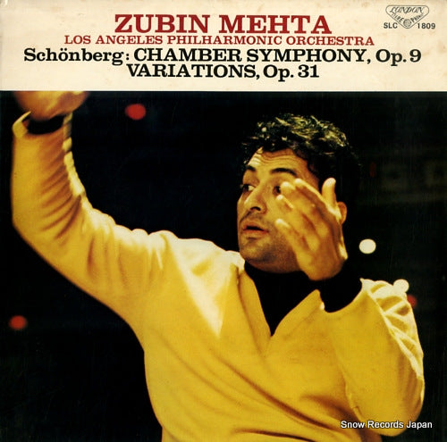 MEHTA, ZUBIN schonberg; chamber symphony, op.9 SLC1809