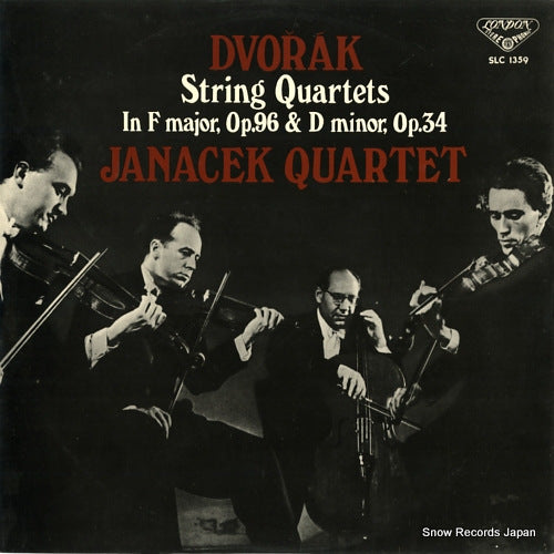 JANACEK QUARTET dvorak; string quartets SLC1359