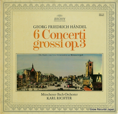 RICHTER, KARL handel; 6 concerti grossi op.3 2533116