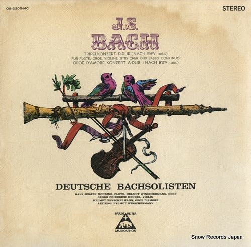 DEUTSCHE BACHSOLISTEN bach; zwei konzerte OS-2205-MC