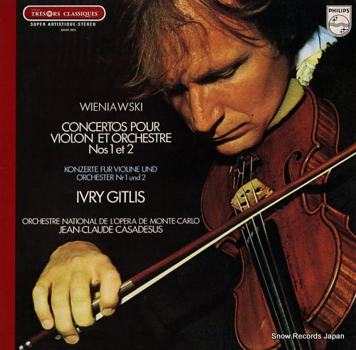 GITLIS, IVRY wieniawski; concertos pour violon et orchestre nos 1 et 2 6504001
