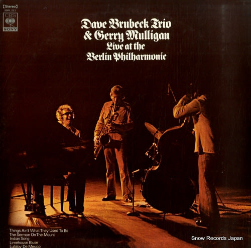 BRUBECK, DAVE dave brubeck & gerry mulligan live at the berlin philharmonic SOPL211