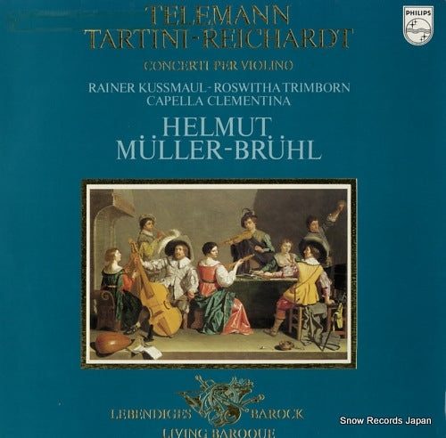 MULLER-BRUHL, HELMUT telemann/tartini/reichardt; concerti per violino 9502050