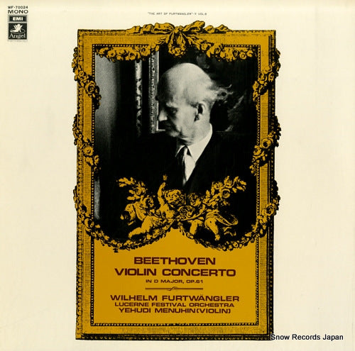 FURTWANGLER, WILHELM beethoven; violin concerto WF-70024
