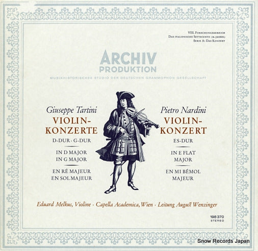 MELKUS, EDUARD tartini / nardini; violin konzerte 198370