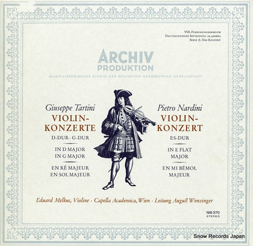MELKUS, EDUARD tartini / nardini; violin konzerte 198370