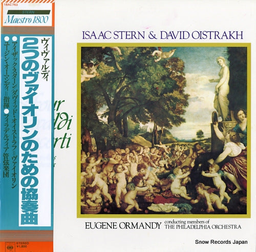 STERN, ISAAC, AND DAVID OISTRAKH vivaldi; concerto for two violins and orchestra 18AC763