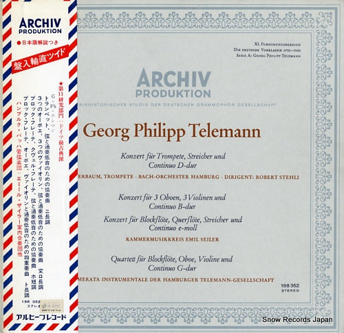 V/A telemann; 3 konzerte / 1 quartett 198352