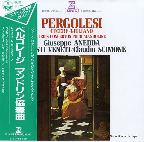 SCIMONE, CLAUDIO pergolesi; trois concertos pour mandoline REL-3126