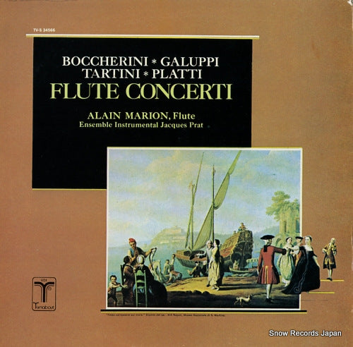 MARION, ALAIN boccherini/galuppi/tartini/platti; flute concerti TV-S34566