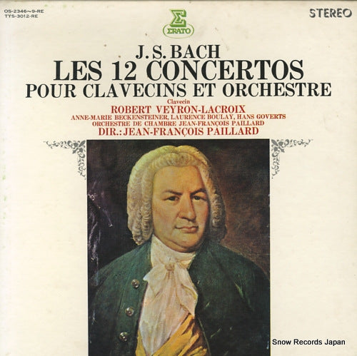 PAILLARD, JEAN-FRANCOIS bach; les 12 concertos pour clavecins et orchestre OS-2346-RE