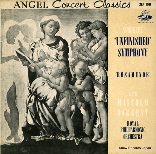 SARGENT, MALCOLM schubert; unfinished symphony, rosamunde XLP1011