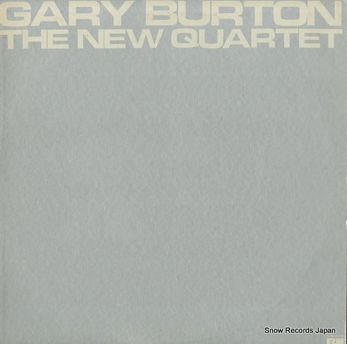 BURTON, GARY the new quartet ECM-4009