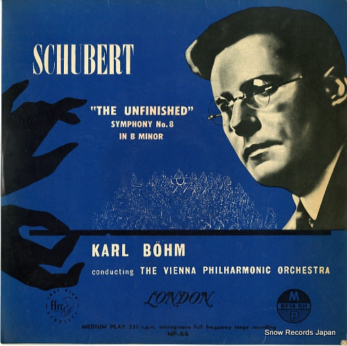 BOHM, KARL schubert; symphony no.8 in b minor "the unfinished" MP-44