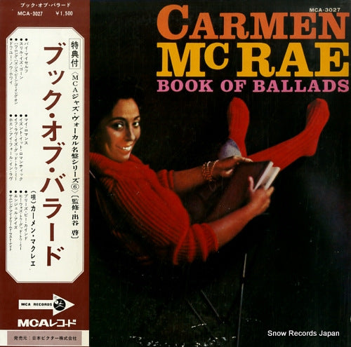 MCRAE, CARMEN book of ballads MCA-3027